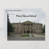 Province House Prince Edward Island Canada Postkarte (Vorne/Hinten)