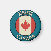 Province of Alberta Canada Magnet (Vorne)