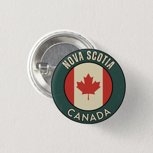 Province of Nova Scotia Canada Button (Vorne & Hinten)