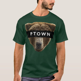 Provincetown Bear PTOWN Censor Bar T-Shirt