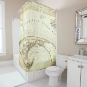 Provincetown Cape Cod Map Duschvorhang (Beispiel)