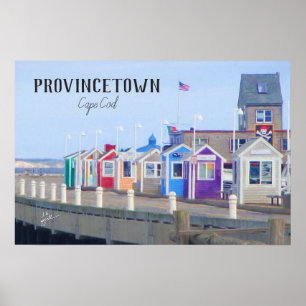 Provincetown Cape Cod Promenaden-Fotografie Poster