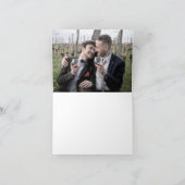 Provincetown Cape- Codhochzeits-Foto danken Ihnen Dankeskarte (Innenseite)