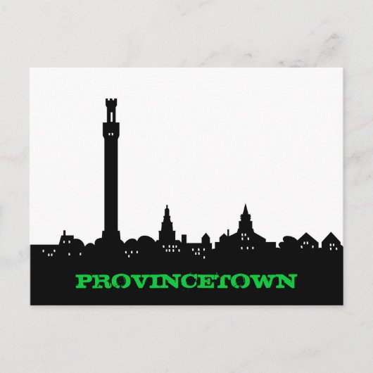 Provincetown Cartoon Postcard Postkarte (Vorderseite)