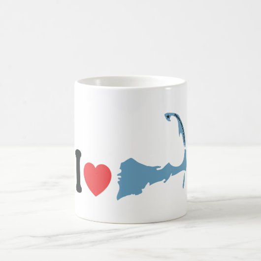Provincetown "ich Liebe-" Entwurf Kaffeetasse (Mittel)
