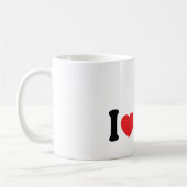 Provincetown "ich Liebe-" Entwurf Kaffeetasse (Links)