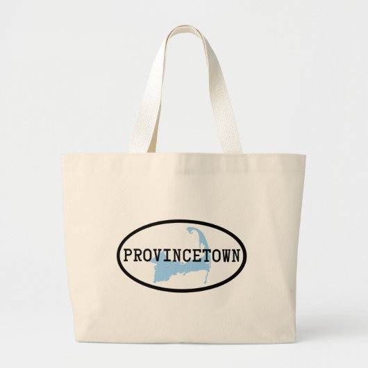Provincetown Leinwand-Taschen-Tasche Jumbo Stoffbeutel (Vorne)