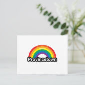 PROVINCETOWN LGBT PRIDE RAINBOW -.pnng Postkarte (Stehend Vorderseite)