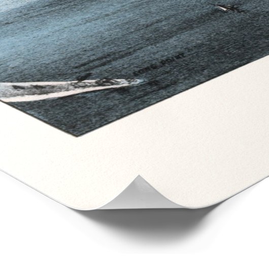 Provincetown, MA Panoramic Map - 1910 Poster (Ecke)