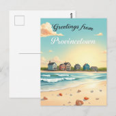 Provincetown, Massachusetts – Cape Cod Strände Postkarte (Vorne/Hinten)