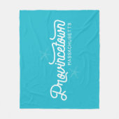 Provincetown Massachusetts Fleece Blanket (Vorderseite)