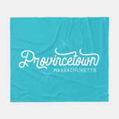 Provincetown Massachusetts Fleece Blanket (Vorderseite (Horizontal))