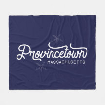 Provincetown Massachusetts Fleece Blanket