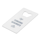 Provincetown Massachusetts Geldbeutel Flaschenöffner (Rückseite Schrägansicht)