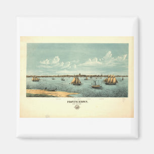 Provincetown Massachusetts im Jahre 1877 Magnet