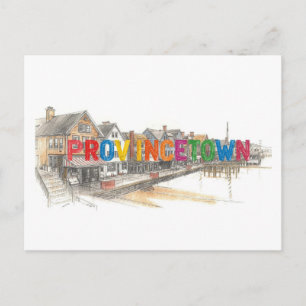 Provincetown, Massachusetts Postkarte
