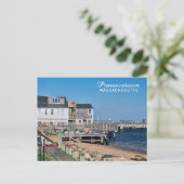 Provincetown Massachusetts Postkarte (Stehend Vorderseite)