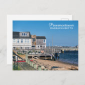 Provincetown Massachusetts Postkarte (Vorne/Hinten)