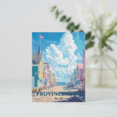Provincetown Massachusetts USA Travel Postkarte (Stehend Vorderseite)