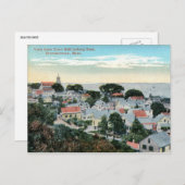 Provincetown, Massachusetts, Vogelauge, Vintag Postkarte (Vorne/Hinten)