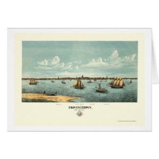 Provincetown, panoramische Karte MAs - 1877