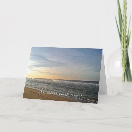 Provincetown Sommer-Gruß-Karte Karte (Vorderseite)