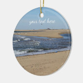 Provincetown Strand auf Cape Cod Keramikornament (Links)