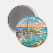 Provincetown USA Magnet (Vorderseite/Rückseite)