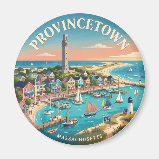 Provincetown USA Magnet (Vorne)