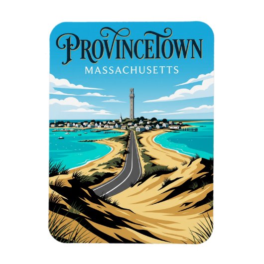 Provincetown USA Magnet (Vertikal)