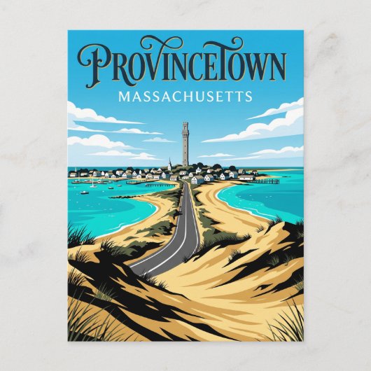 Provincetown USA Postkarte (Vorderseite)