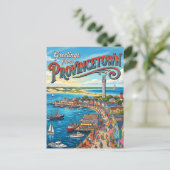 Provincetown USA Postkarte (Stehend Vorderseite)