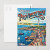 Provincetown USA Postkarte (Vorne/Hinten)