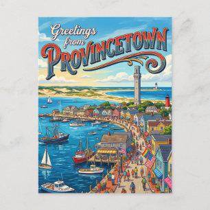 Provincetown USA Postkarte