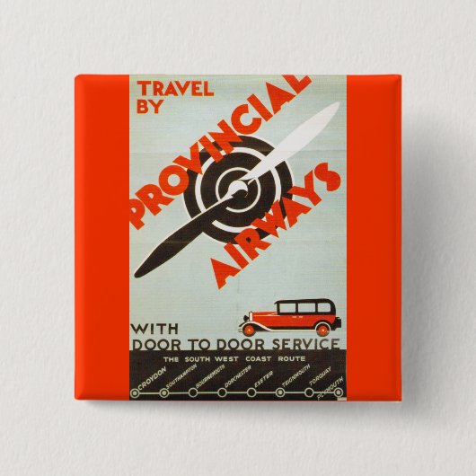Provincial Airways Button (Vorderseite)