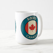 Provinz Alberta Kanada Kaffeetasse (VorderseiteRechts)