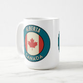 Provinz Alberta Kanada Kaffeetasse (Vorderseite Links)