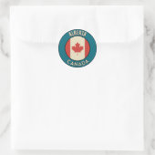 Provinz Alberta Kanada Runder Aufkleber (Tasche)
