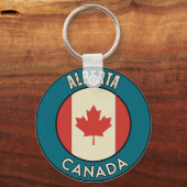 Provinz Alberta Kanada Schlüsselanhänger (Vorderseite)