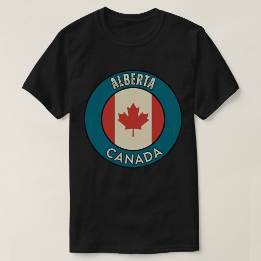 Provinz Alberta Kanada T-Shirt (Design vorne)