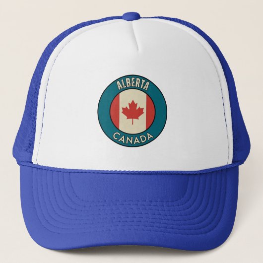 Provinz Alberta Kanada Truckerkappe (Vorderseite)