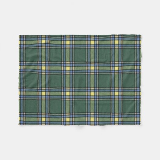 Provinz Alberta Original Scottish Tartan Fleecedecke (Vorderseite (Horizontal))