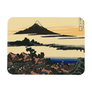Provinz Ancient Kai Katsushika Hokusai zeichnend Magnet