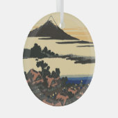 Provinz Ancient Kai | Katsushika Hokusai zeichnend Ornament Aus Glas (Vorderseite Rechts)