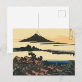 Provinz Ancient Kai | Katsushika Hokusai zeichnend Postkarte (Vorne/Hinten)