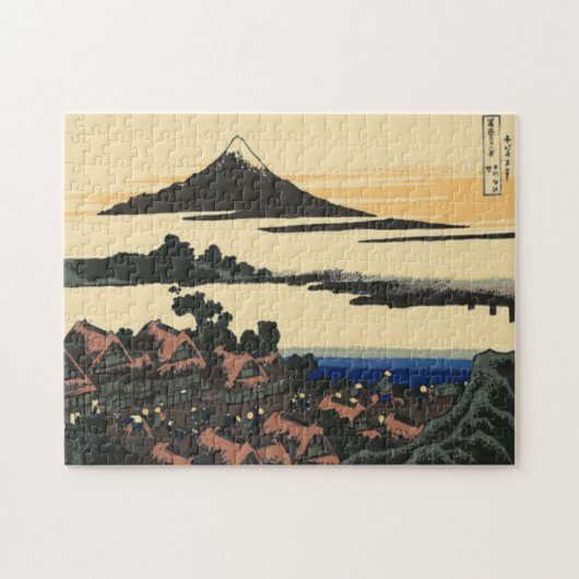 Provinz Ancient Kai | Katsushika Hokusai zeichnend Puzzle (Horizontal)