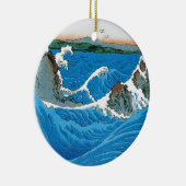 Provinz Awa, Naruto Whirlpools von Ando Hiroshige Keramikornament (Rechts)