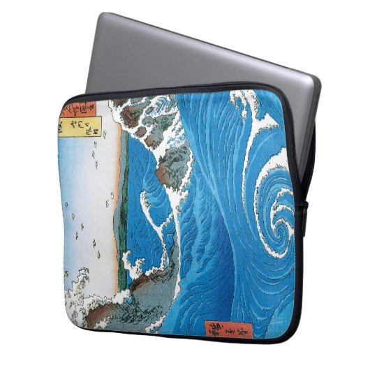 Provinz Awa, Naruto Whirlpools von Ando Hiroshige Laptopschutzhülle (Vorderseite Links)
