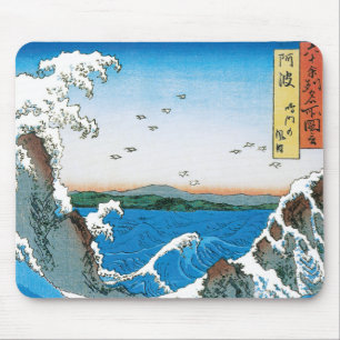 Provinz Awa, Naruto Whirlpools von Ando Hiroshige Mousepad