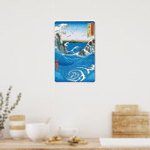 Provinz Awa, Naruto Whirlpools von Ando Hiroshige Poster (Küche)